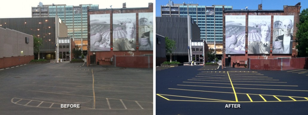 Art Museum Parking Lot: Before & After